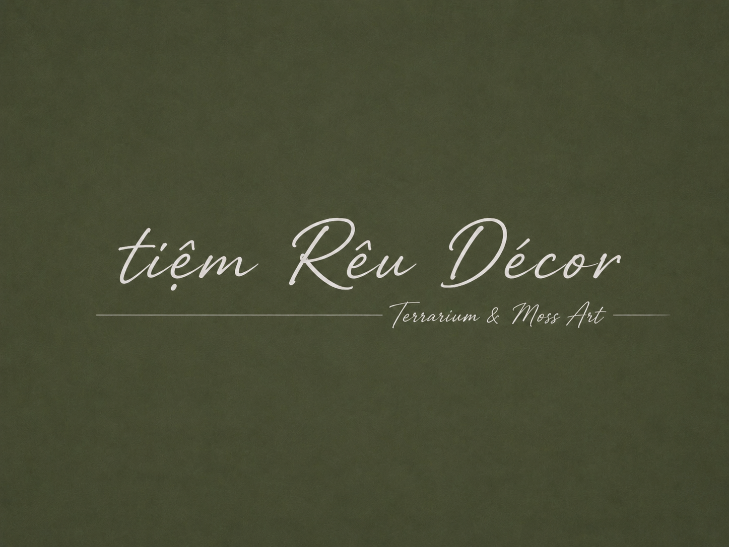 Tiệm Rêu Décor logo